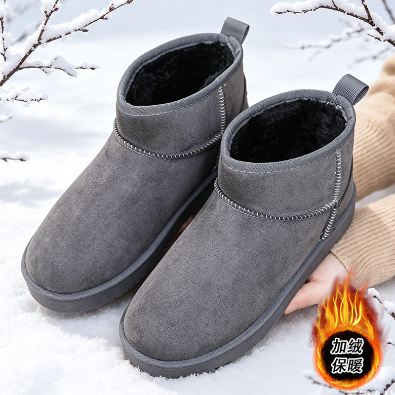 Women Ankle Snow Boots Slip On - Snow Boot Fur Lined 评论和价格