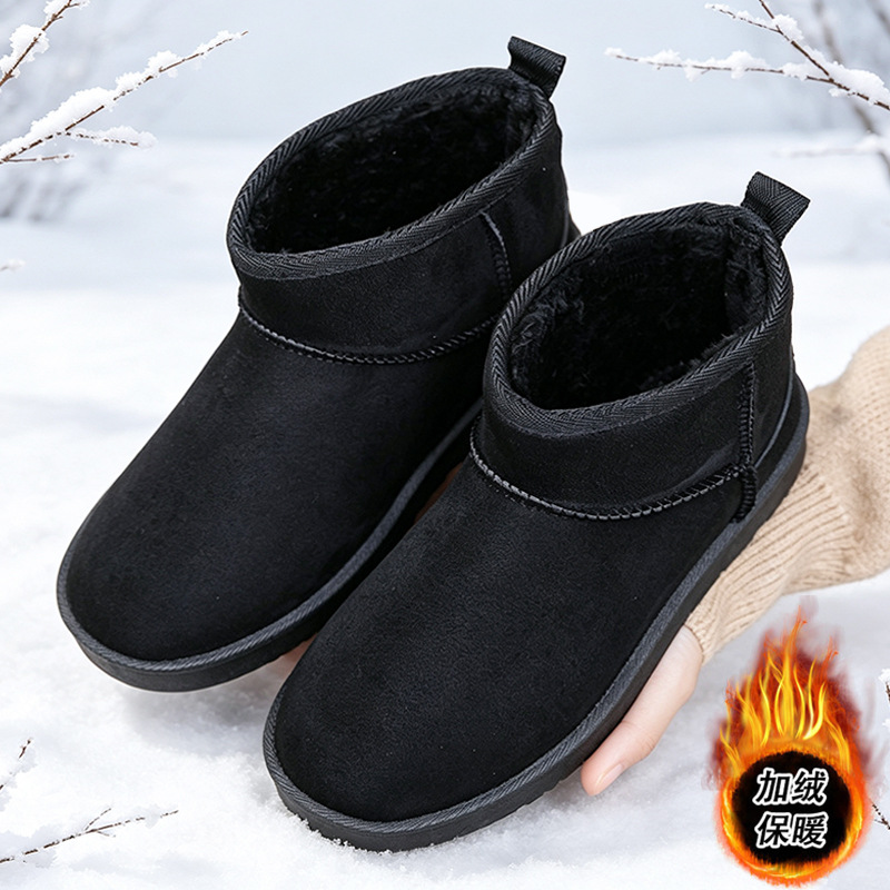 Women Ankle Snow Boots Slip On - Snow Boot Fur Lined 评论和价格