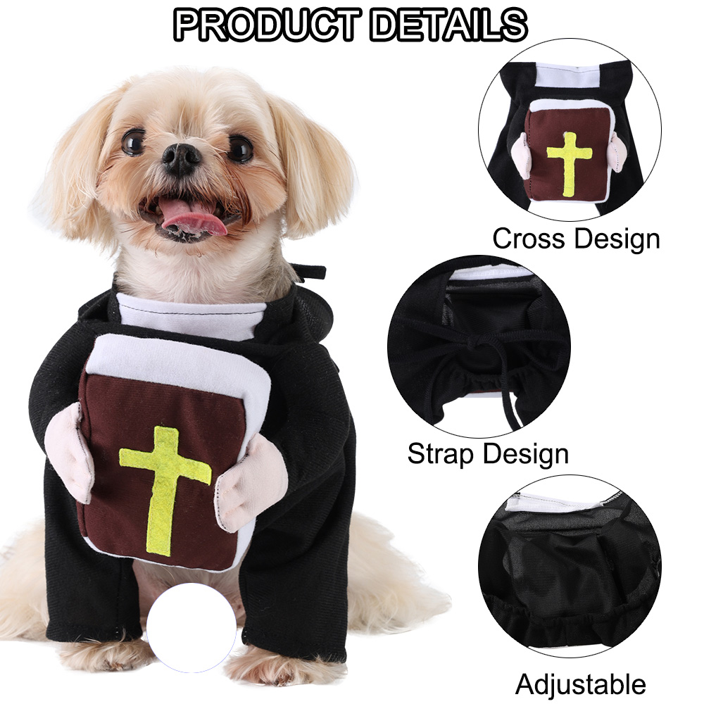 Funny Halloween Pet Dog Cospla - Winter Clothing Dress Up 评论和价格