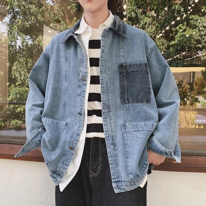Autumn Button Cowboy Coat for  - Winter Clothing Aesthetic 评论和价格