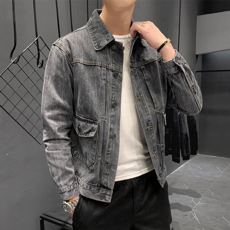 Autumn Button Cowboy Coat for  - Winter Clothing Aesthetic 评论和价格