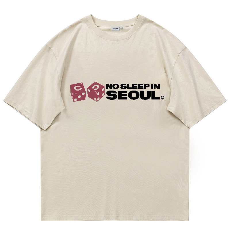 Men T-Shirt Cotton Oversized L - Winter Clothing Aesthetic 评论和价格