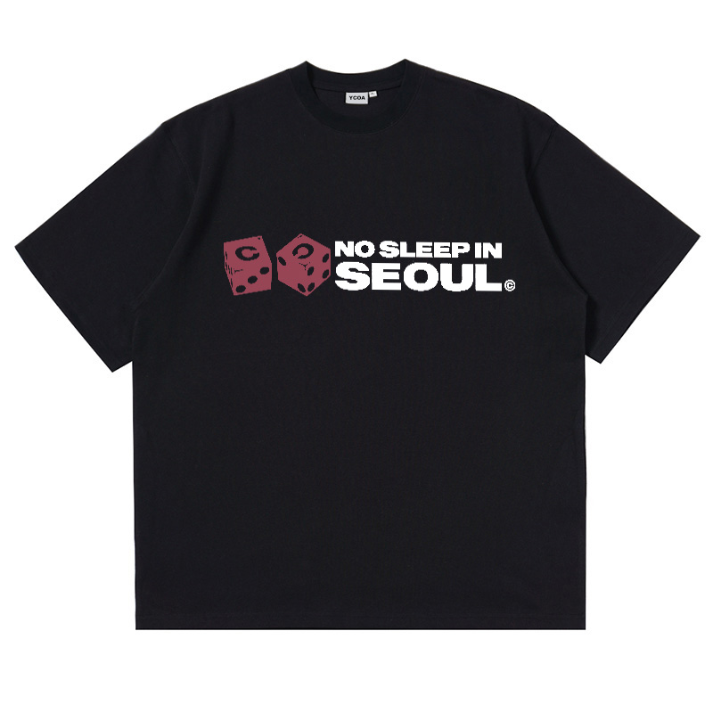 Men T-Shirt Cotton Oversized L - Winter Clothing Aesthetic 评论和价格