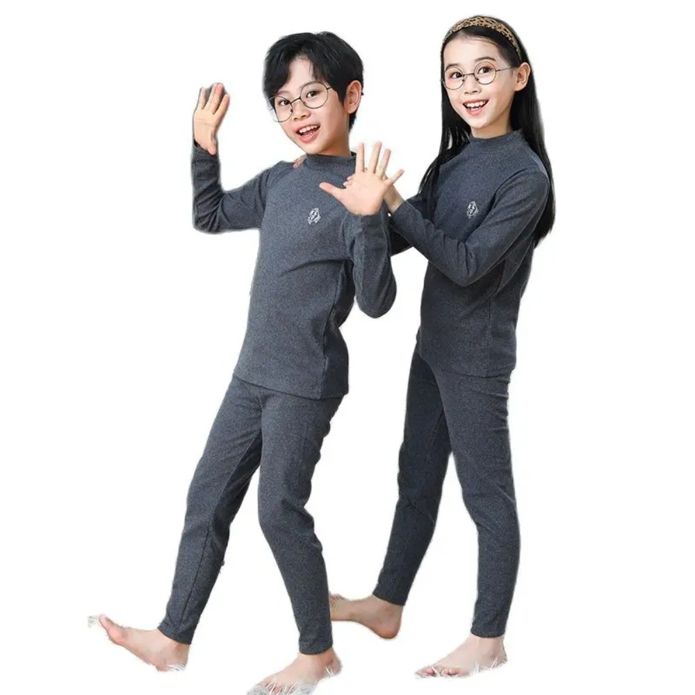 Kids Mid-Collar Thermal Underw - Thermal Base Layer 评论和价格