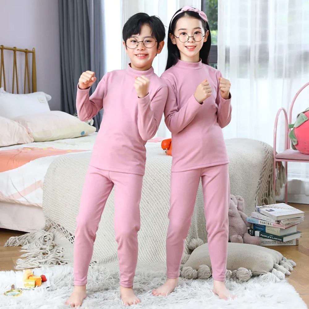 Kids Mid-Collar Thermal Underw - Thermal Base Layer 评论和价格