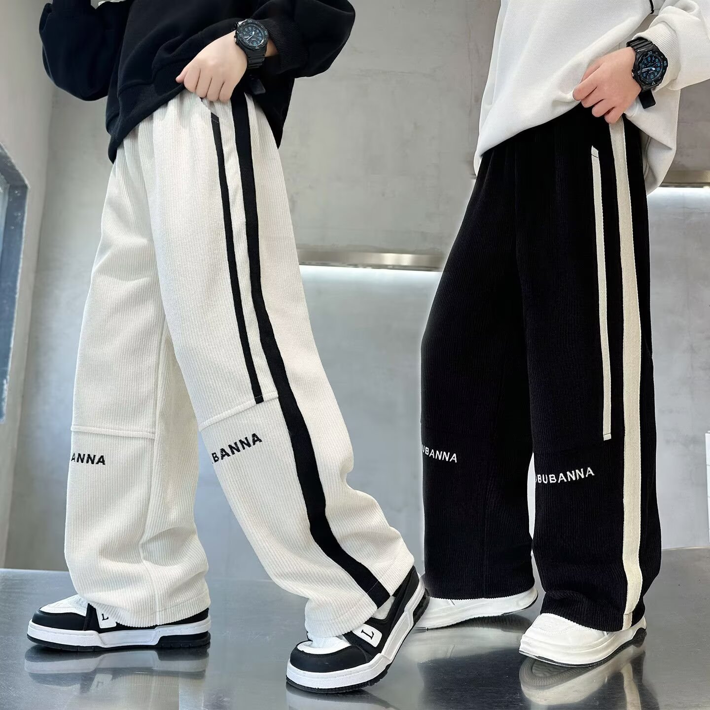 Autumn Boys Causal Pants Kids  - Warm Winter Clothing 评论和价格