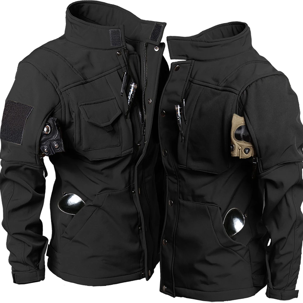 Men's Tactical Sets Winter Sha - Windproof Jacket Softshell 评论和价格