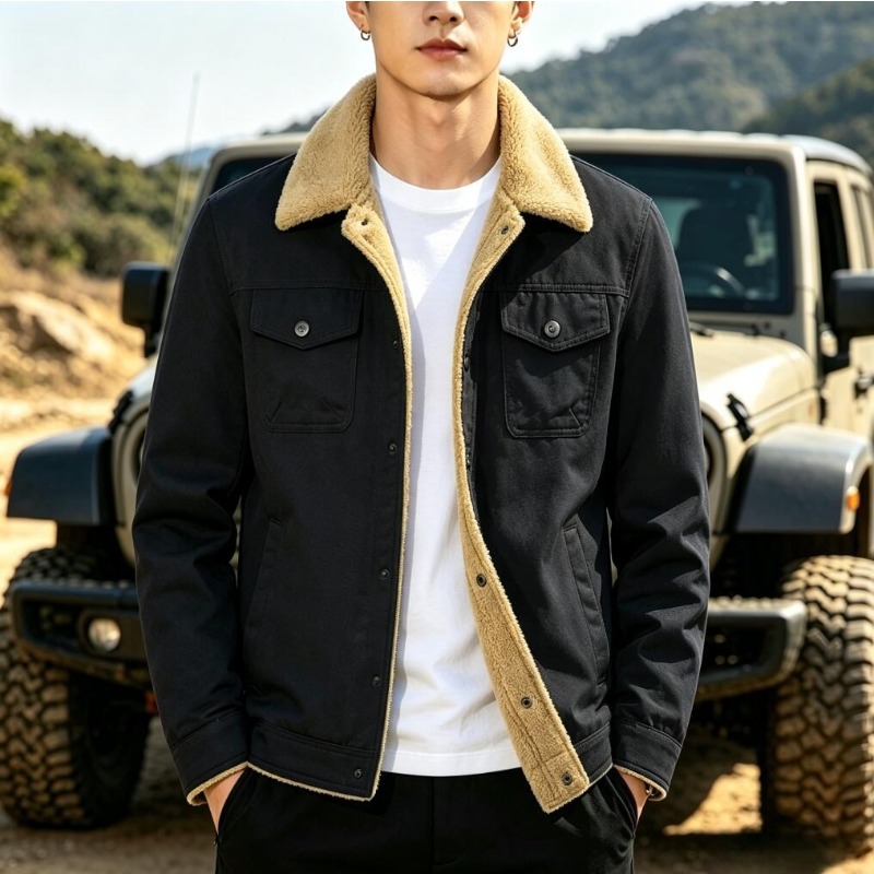 New Fashion Men Fleece Warm Wi - Quality Winter Clothing Jacket 评论和价格