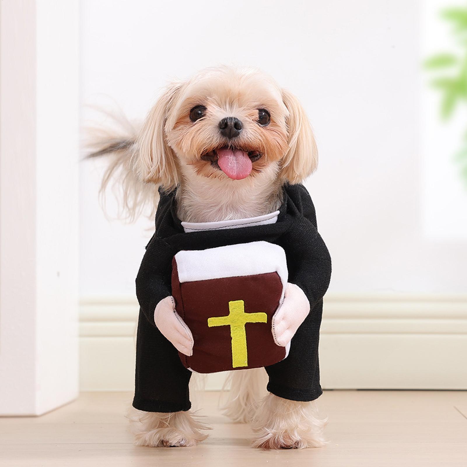 Dog Cosplay Costume Funny Dog  - Winter Clothing Dress Up 评论和价格