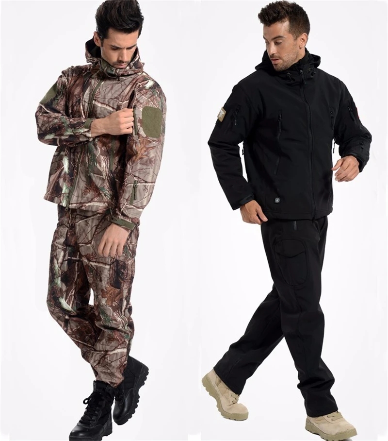 Shark Skin Soft Shell Tactical - Windproof Jacket Softshell 评论和价格