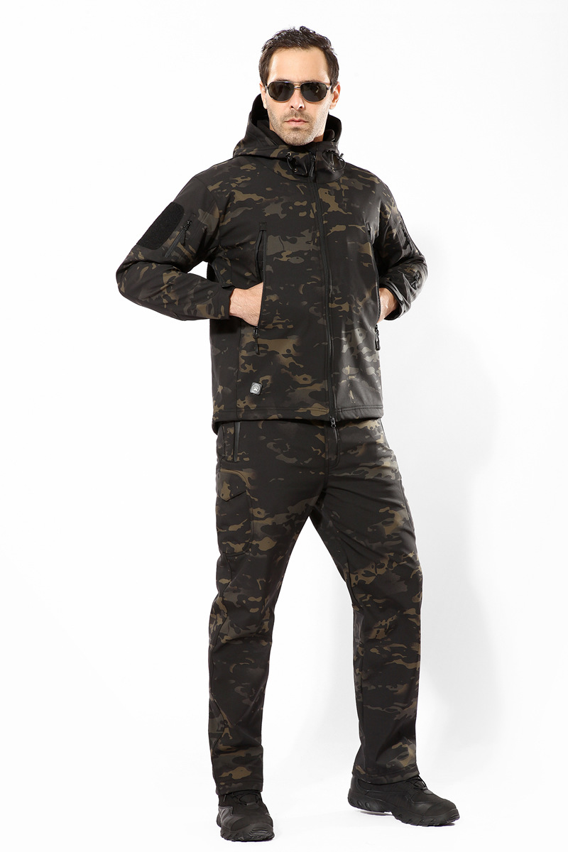 Shark Skin Soft Shell Tactical - Windproof Jacket Softshell 评论和价格