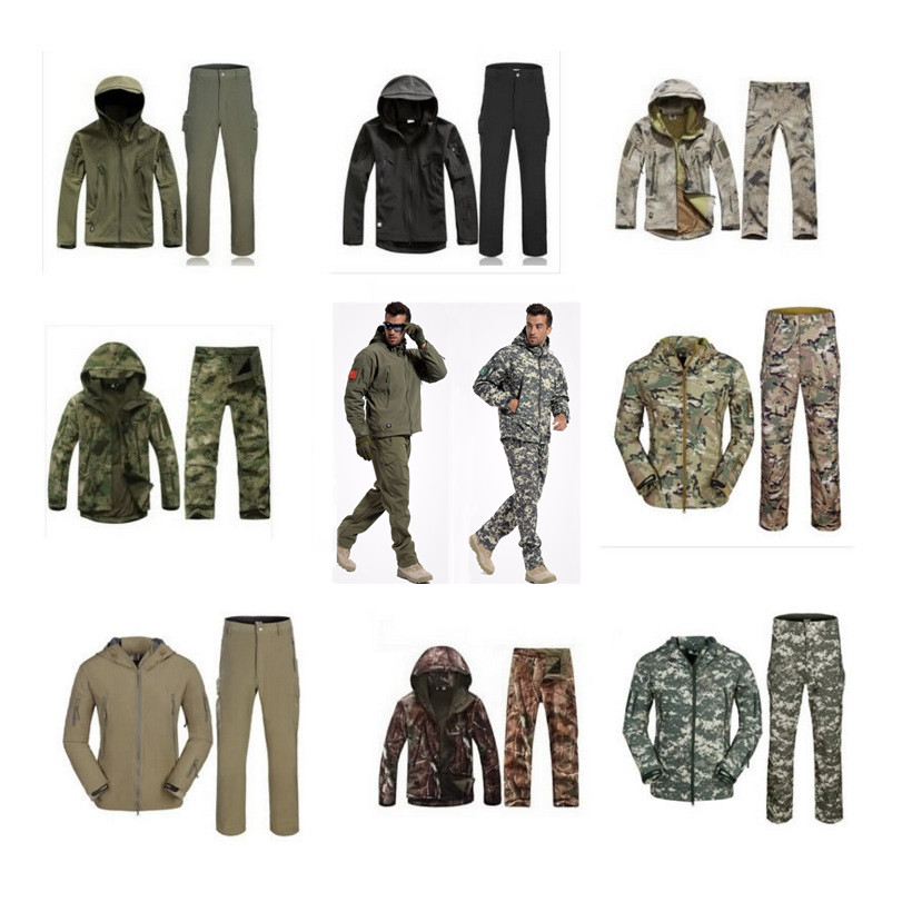 Shark Skin Soft Shell Tactical - Windproof Jacket Softshell 评论和价格